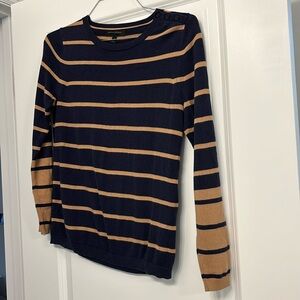 Banana Republic ladies striped sweater with button detail size XS